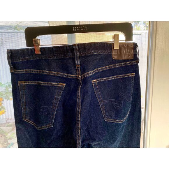 Adriano Goldschmied The Everett Slim Straight Dark Wash Jeans Size 36x32 - Picture 9 of 10